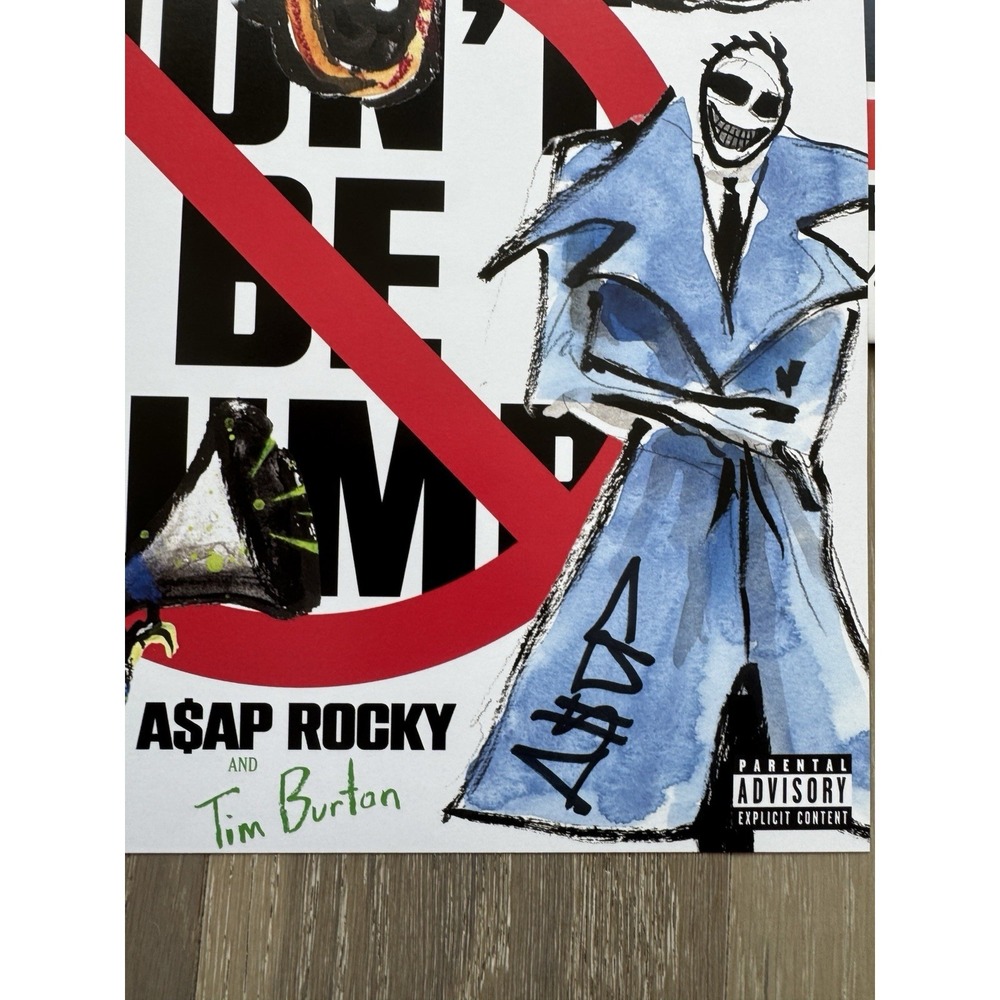 SIGNED ASAP ROCKY Dont Be Dumb SHIRTHEAD Vinyl 2xLP BLACK Insert Presale ❤️✅ NEW - Picture 4 of 10